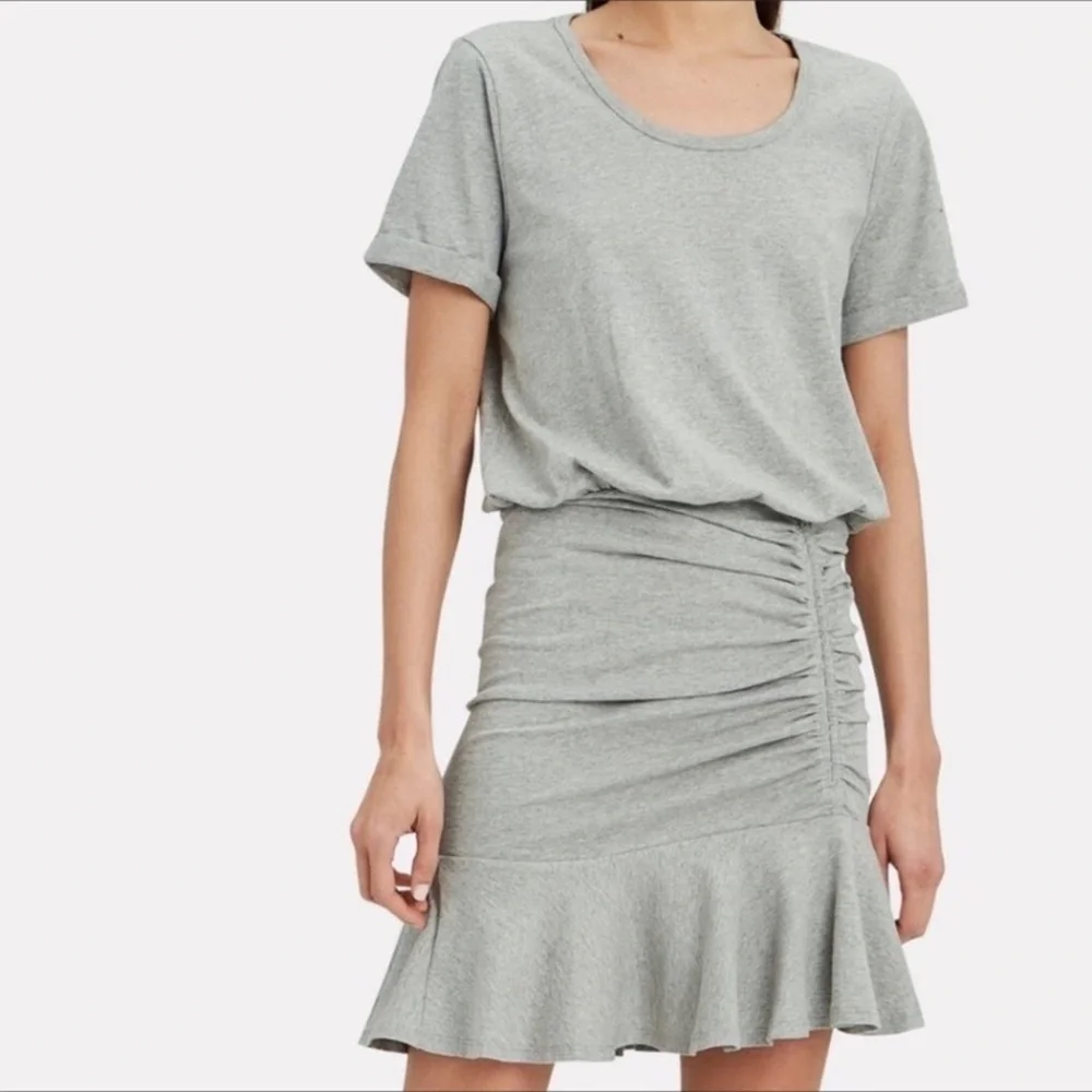 Veronica Beard Pima Ruched Mini Dress Sz S - Picture 3 of 5